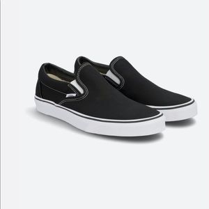 Black slip on vans
